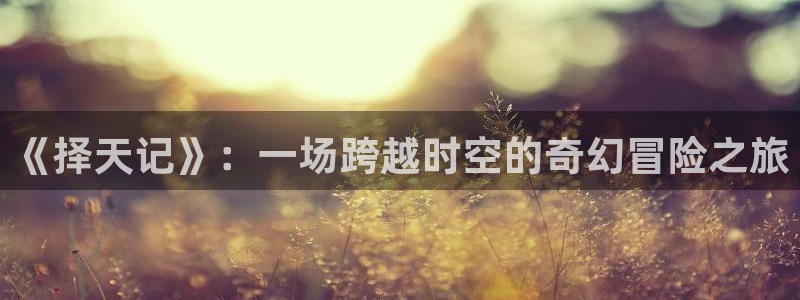 age动漫官网网址：《择天记》：一场跨越时空的奇幻冒险之旅
